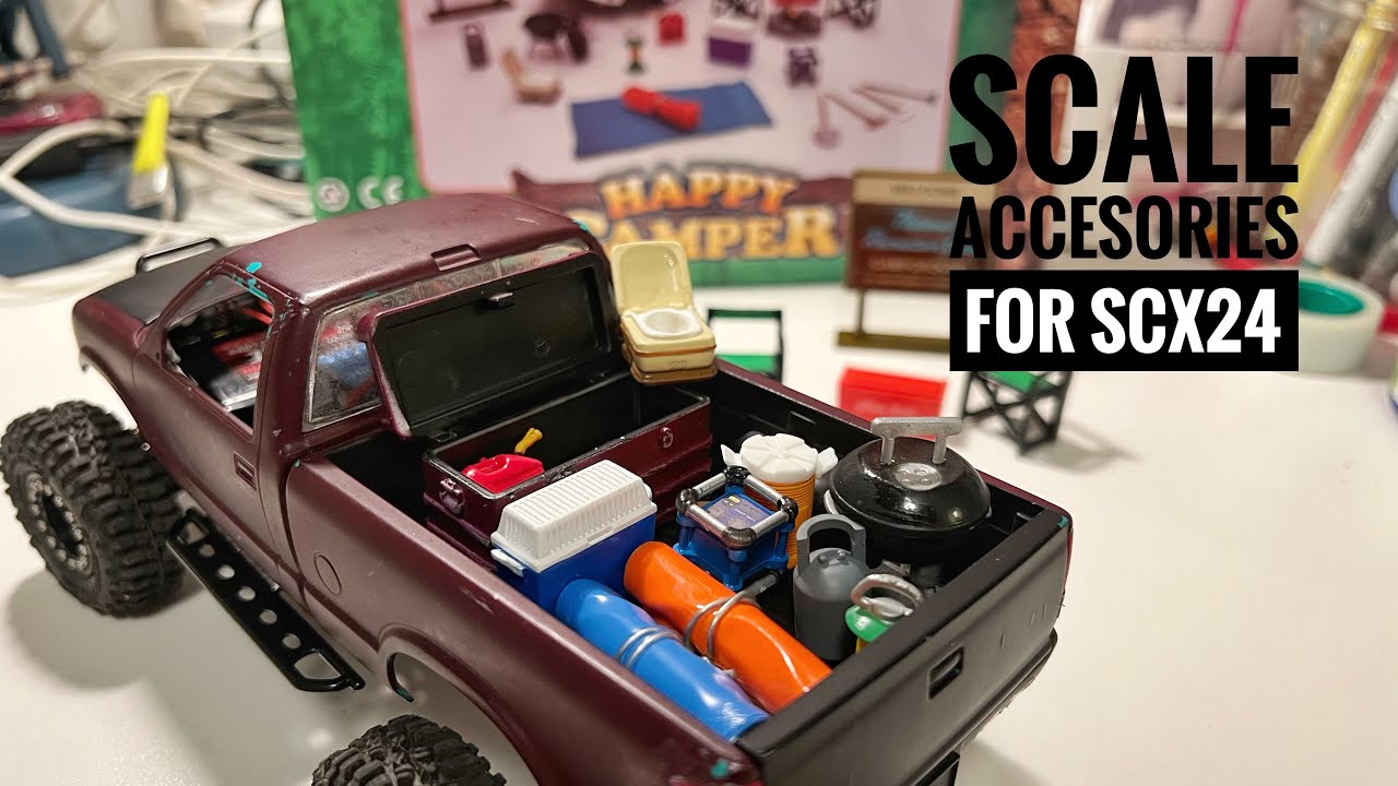 Scale accessories for Scx24!? Hobby Gear Happy Camper Set