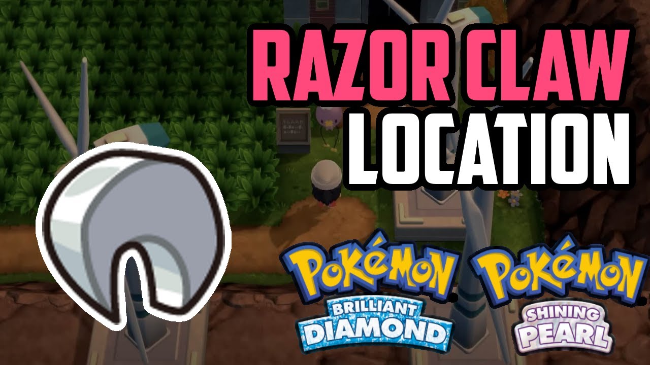Where to Find Razor Claw - Pok&eacute;mon Brilliant Diamond & Shining Pearl (All Methods)