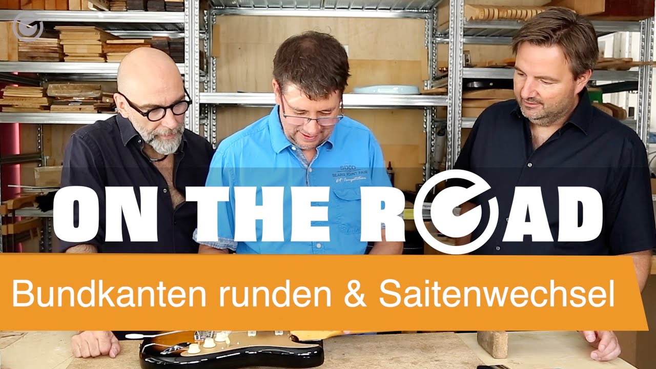 Fender Stratocaster Saiten wechseln und Bundkanten runden - SUPERGAIN TV 33