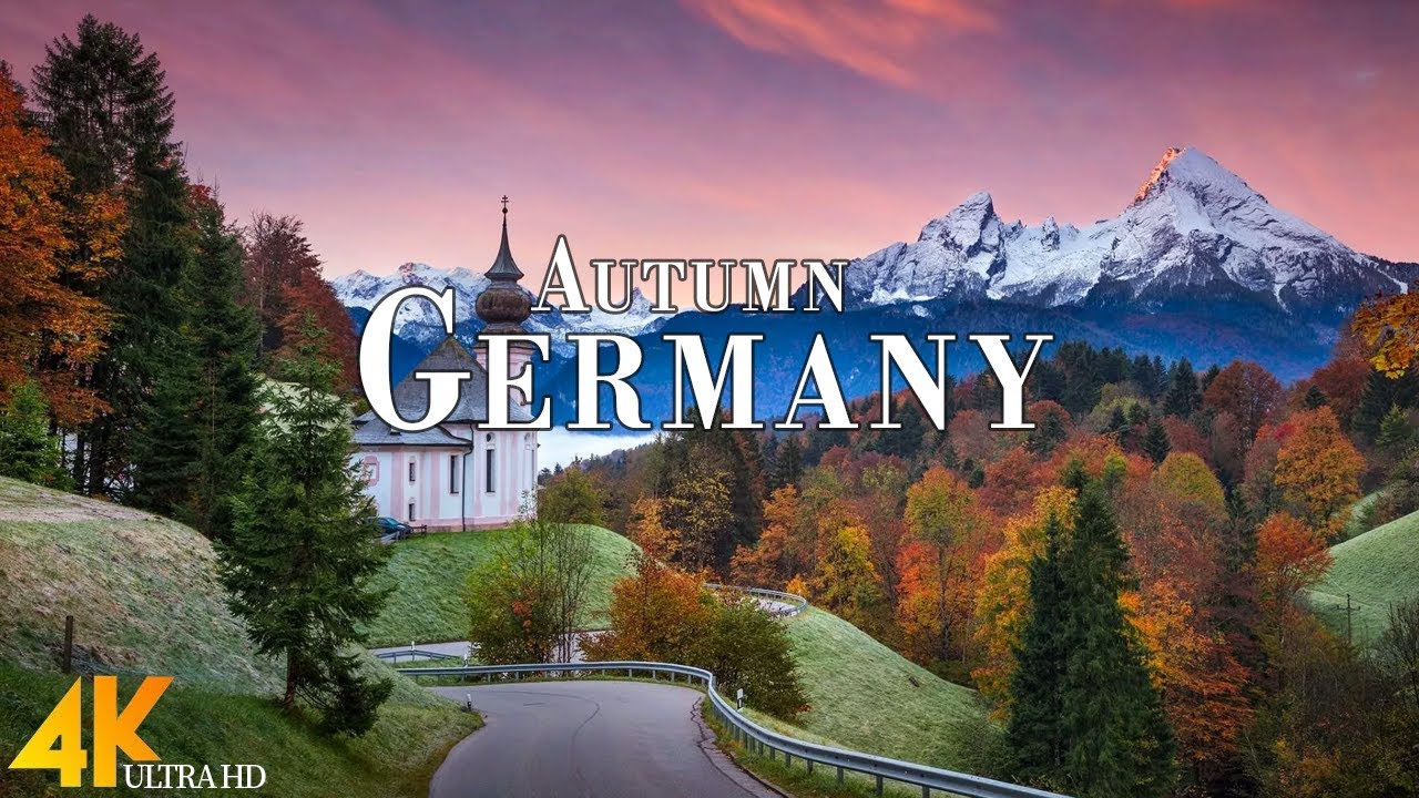 Autumn Germany 4K Ultra HD &bull; Stunning Footage Germany, Scenic Relaxation Film with Calming Music.