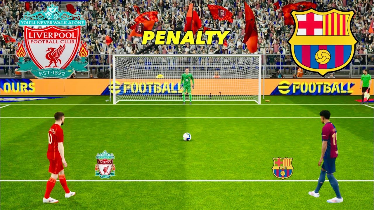 M Salah vs Lamine Yamal | FC Barcelona vs Liverpool Penalty Shootout | LIV vs FCB Match