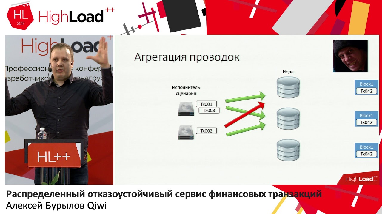 Распределенный отказоустойчивый сервис финансовых транзакций / Алексей Бурылов (Qiwi)
