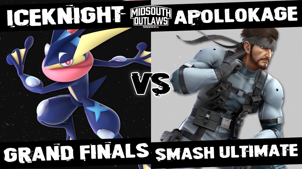Midsouth Outlaws | IceKnight (Greninja) vs ApolloKage (Snake) | SSBU Grand Finals