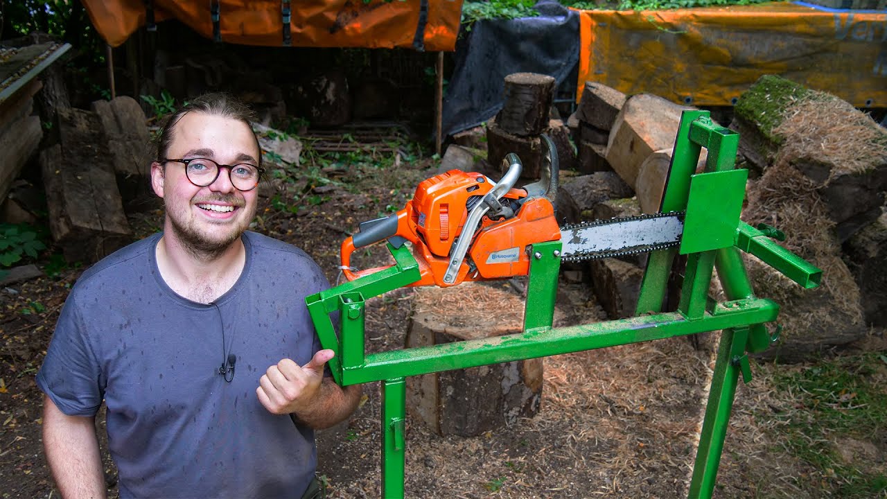 Ich habe ein Gestell f&uuml;r meine Motors&auml;ge gebaut um schnell viel Holz zu schneiden