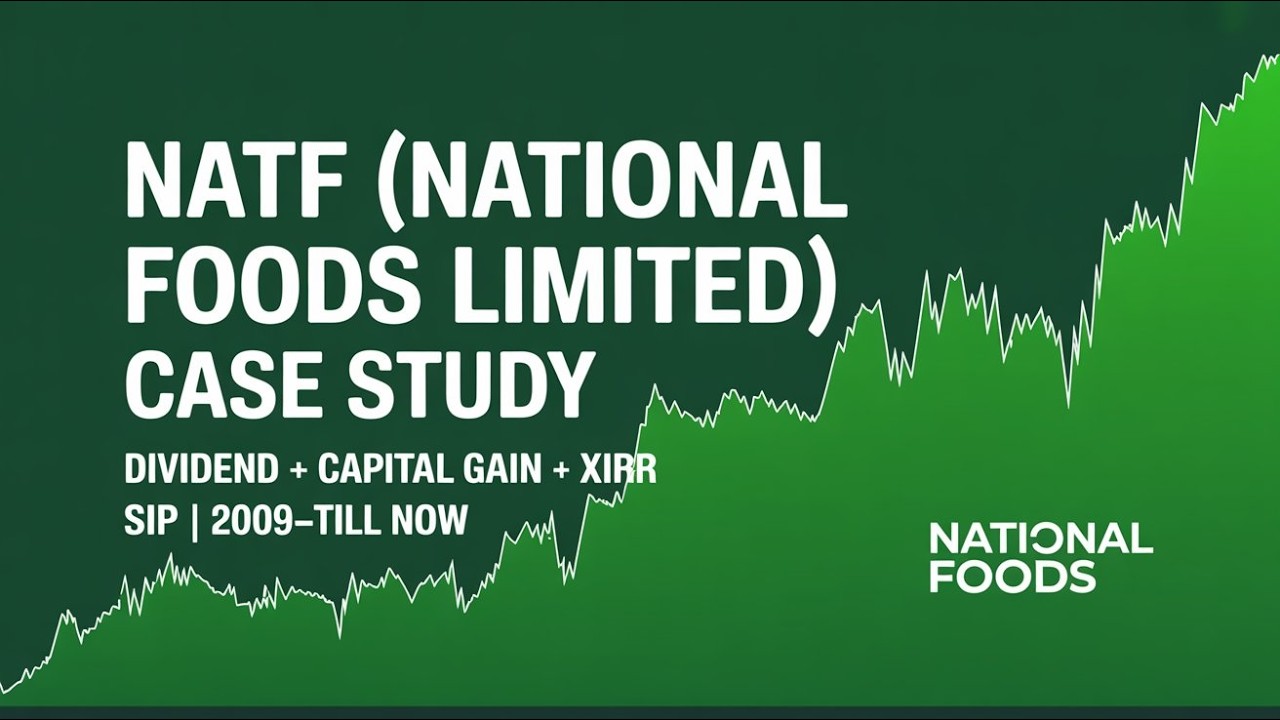 NATF (National Foods) Case Study | Dividend + Capital Gain + XIRR Return (2009&ndash;Till Now)