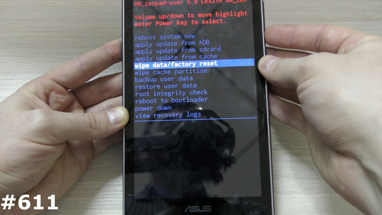 Hard Reset ASUS ZenPad C 7.0 Z170MG