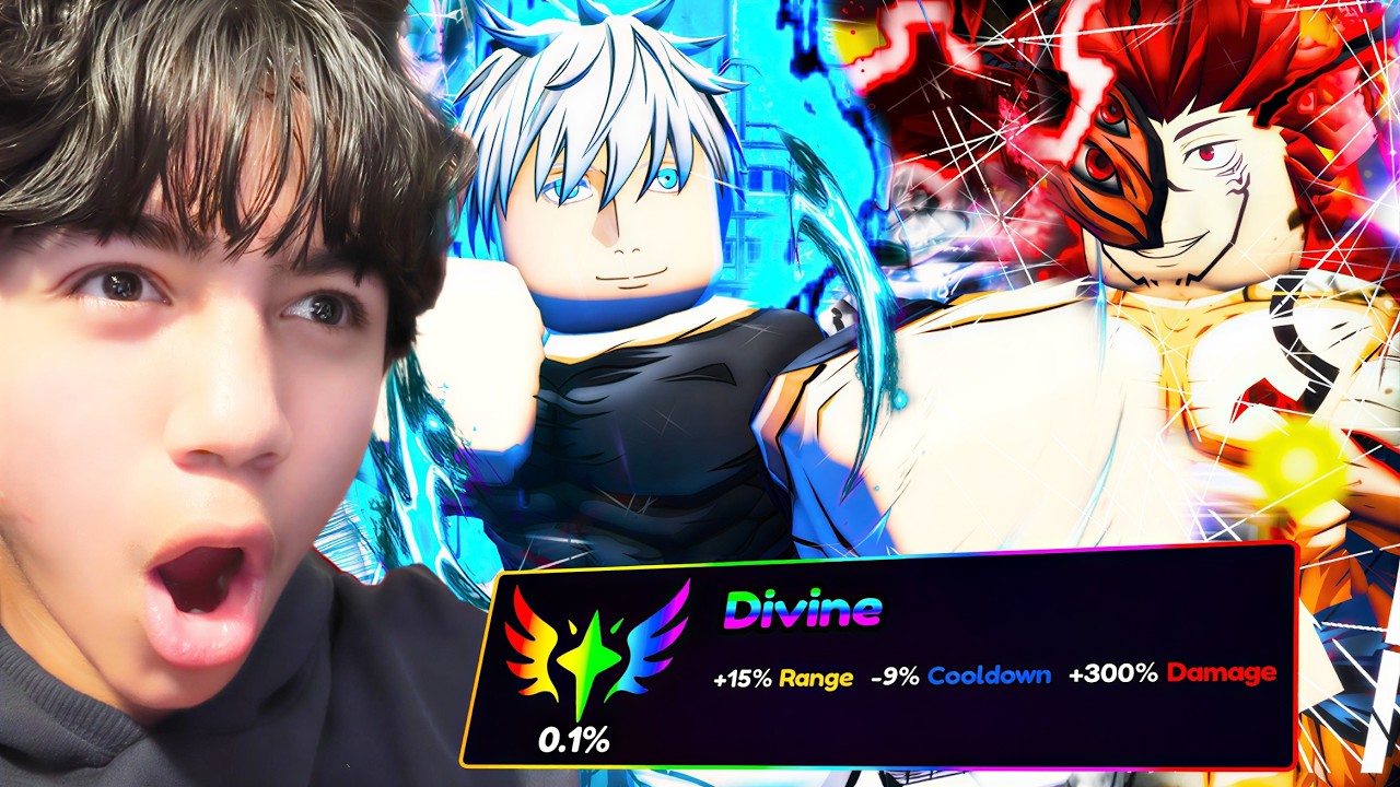 Я ПОЛУЧИЛ 0,1% DIVINE Сукуну и Годжо в Anime Destiny! (Roblox)