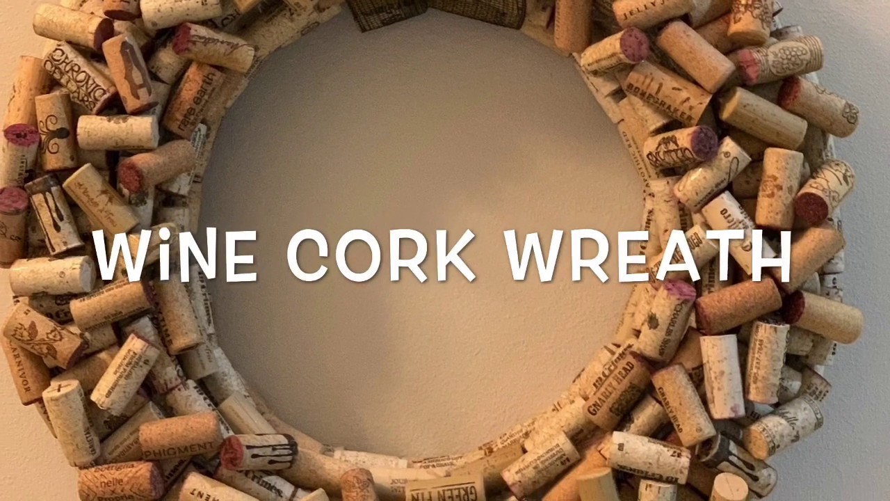 DIY Wine Cork Wreath