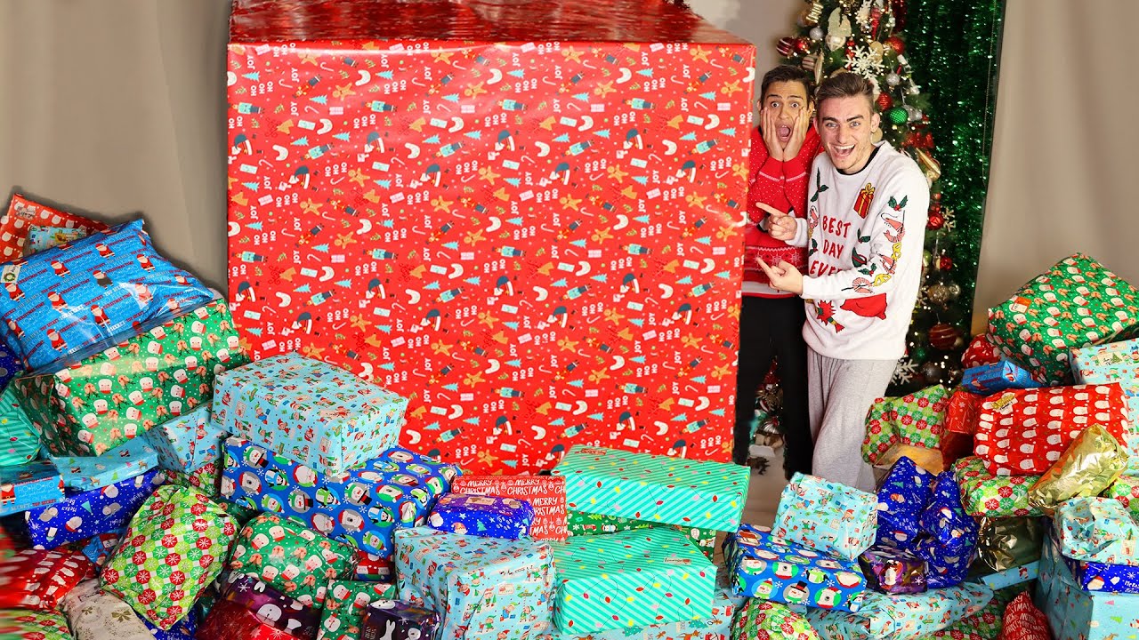 OPENING GIANT CHRISTMAS PRESENTS... EARLY