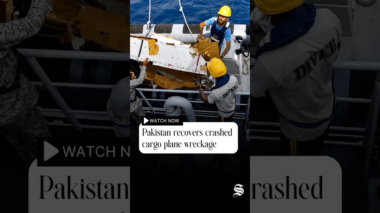 Pakistan finds Boeing 737 cargo plane wreckage in Arabian Sea | #shorts
