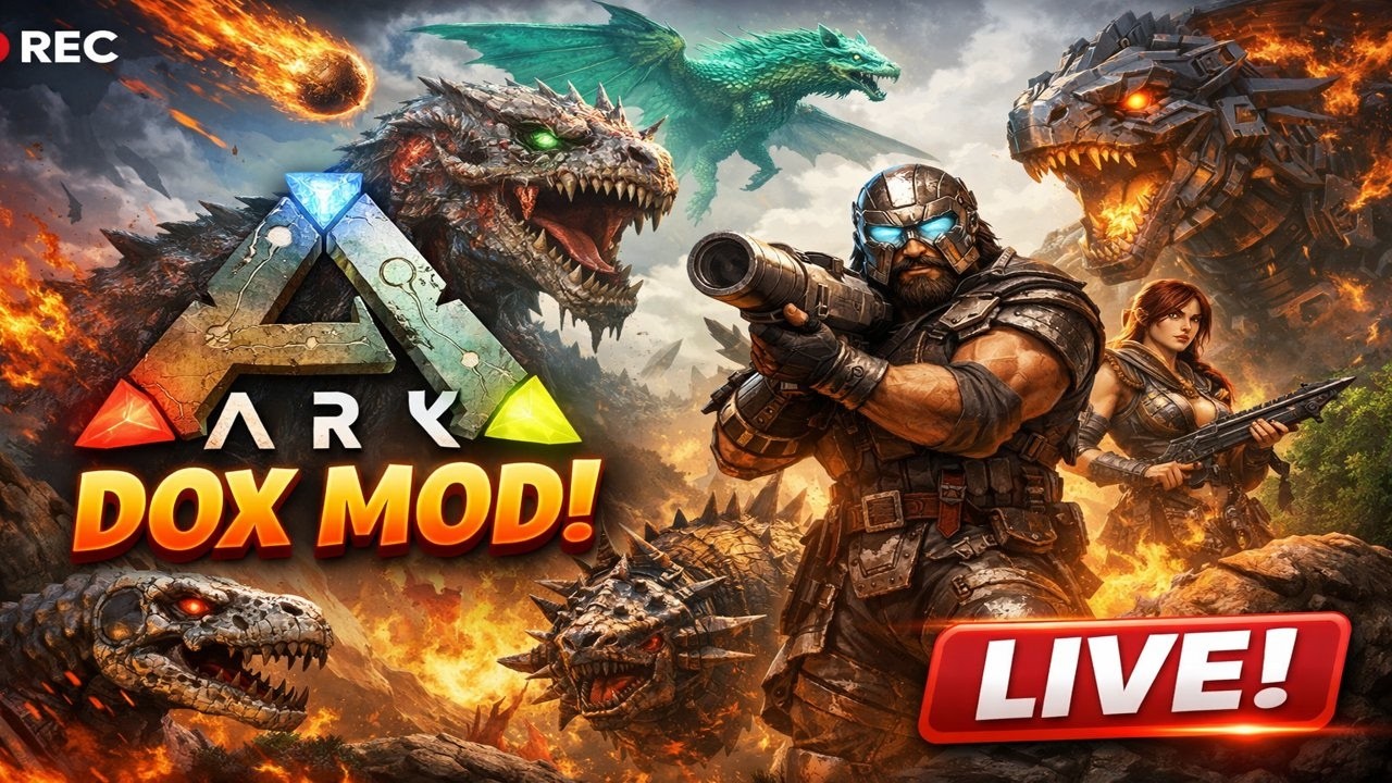 Ark Survival Evolved | DOX MOD | DEATH DEATH DEATH | LIVE NOW