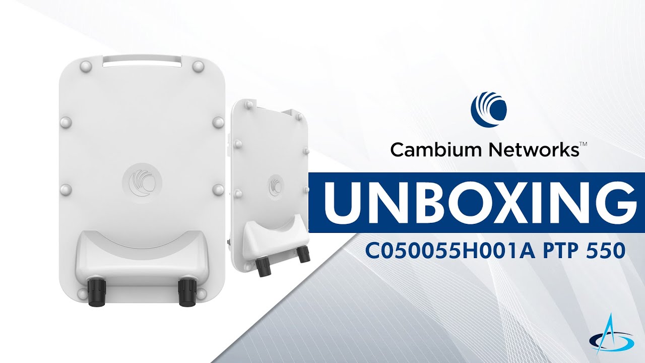 Unboxing Cambium PTP 550 C050055H001A
