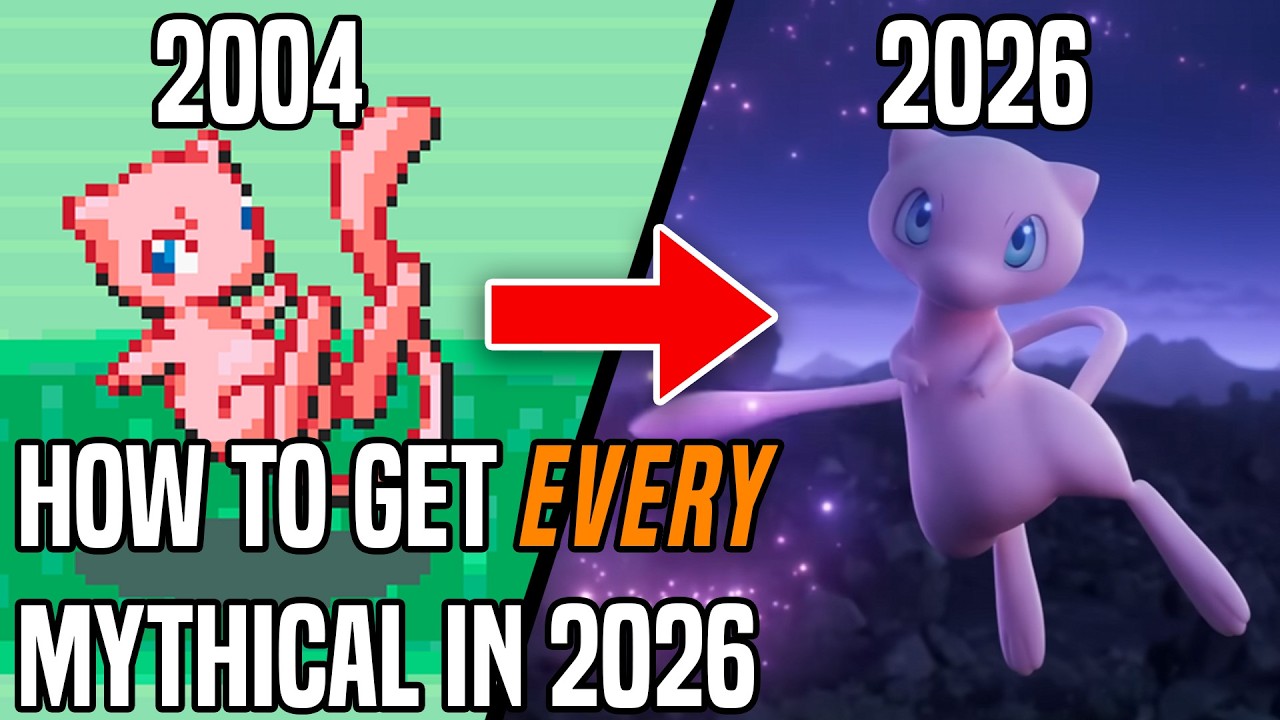 Every Mythical Pokemon is obtainable RIGHT NOW in 2026