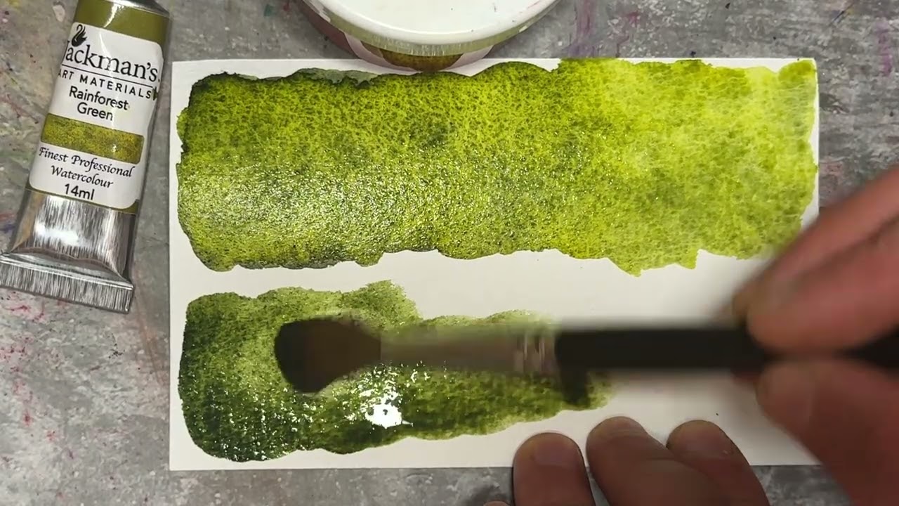 Rainforest Green vs. Jade Green: Side-by-Side Swatch! - Jackman's Art Materials