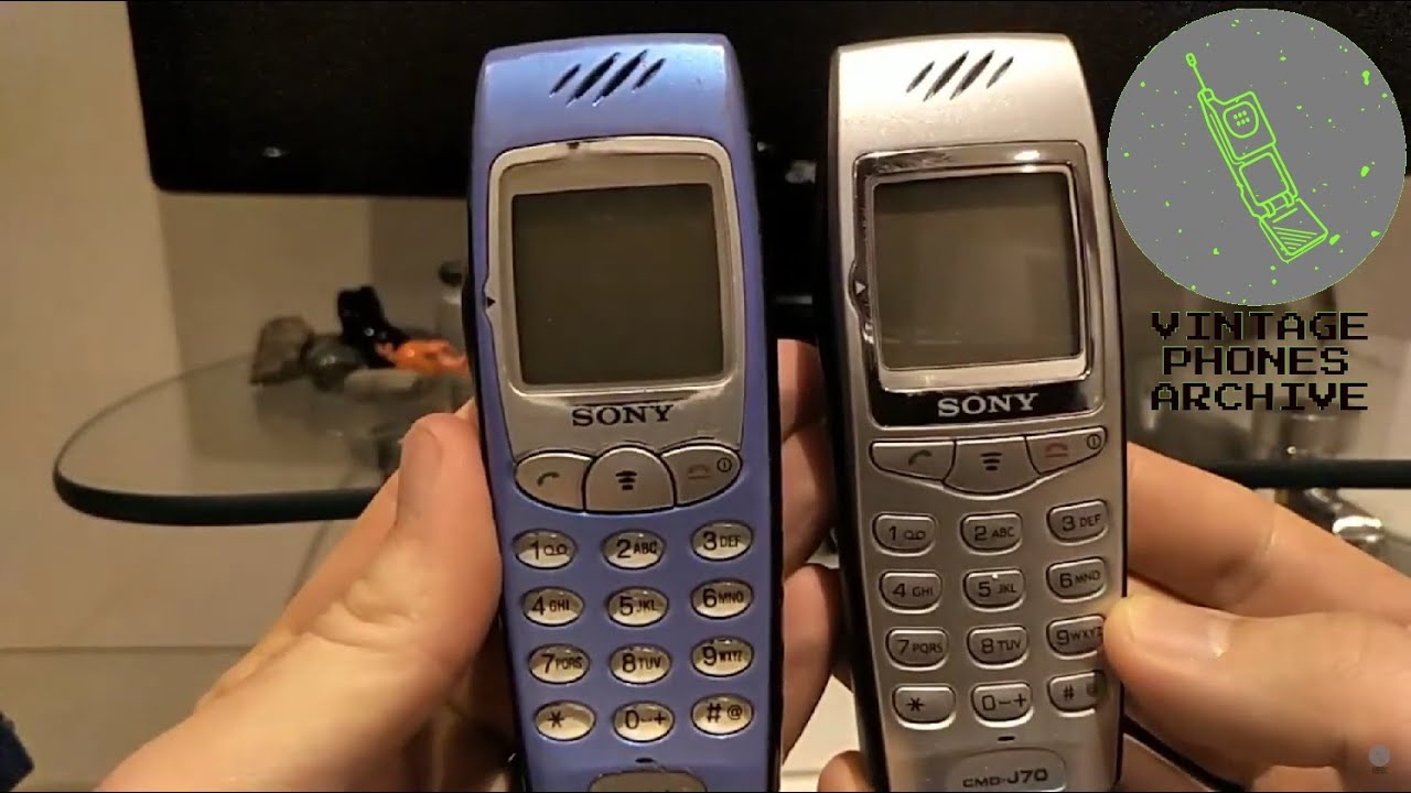 Sony CMD J7 and J70 Mobile phone menu browse, ringtones, wallpapers