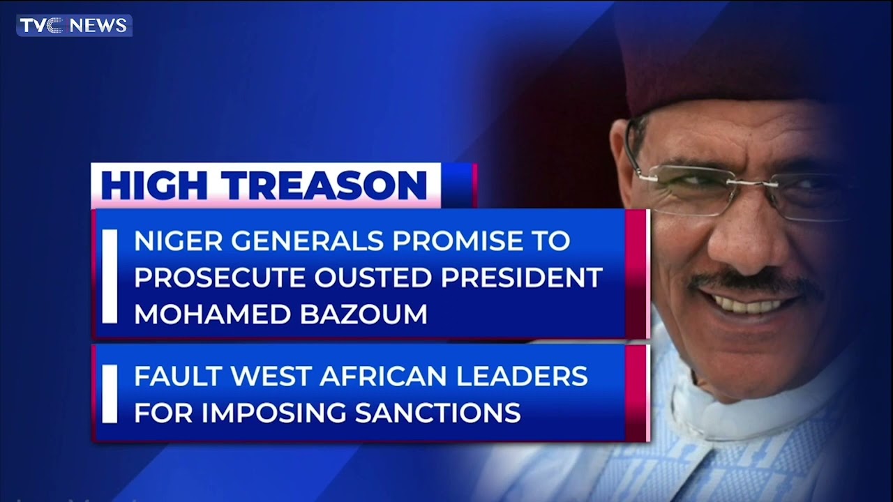 Niger Generals Promise To Prosecute Ousted President, Mohamed Bazoum