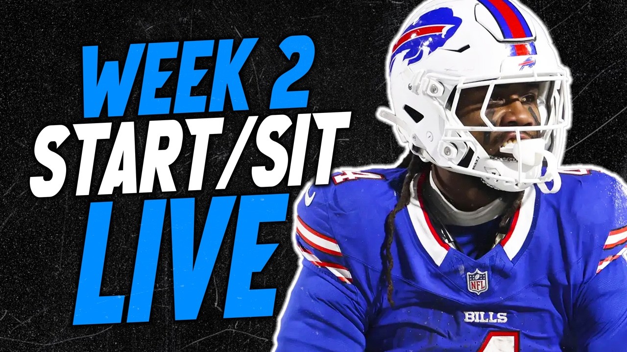 LIVE Week 2 Start or Sit Fantasy Football Advice Q&A | 2026 Fantasy Football