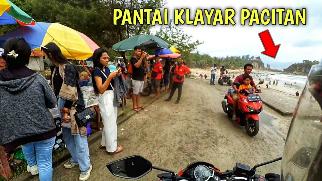 JALAN MENUJU PANTAI KLAYAR PACITAN ,SAAT INI