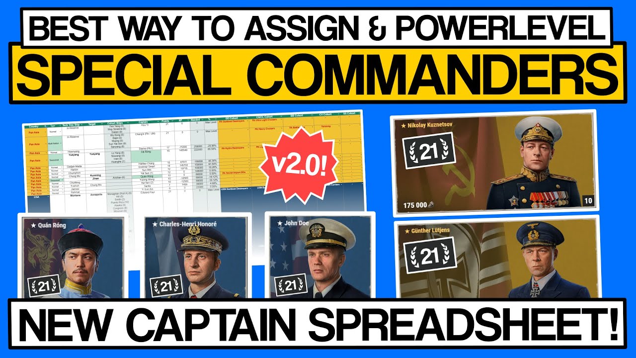 Best Way to Level Special Captains Faster! - World of Warships - Clyde Plays Deep Dive - E014