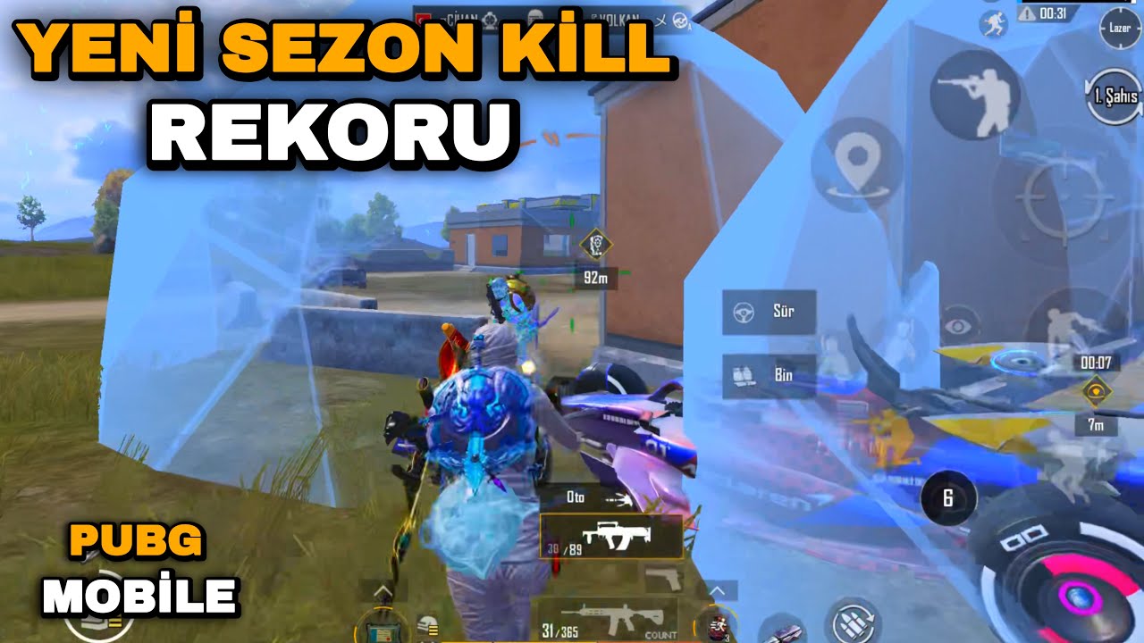 YENİ SEZON KİLL REKORU 😱 TOLGAYT SOLO SQUAD PUBG MOBİLE 