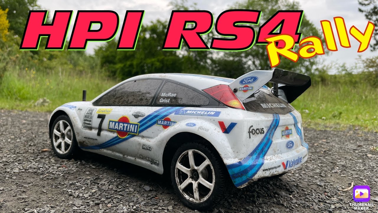 HPI RS4 Rally WRC RC Car 🏁🏁 Colin McRae Ford Focus 🏁🏁 Rlaarlo xts Cen Puma