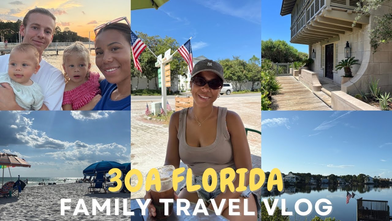 30A FLORIDA TRAVEL VLOG | AirBnB tour | public beaches | restaurants | all linked in description! 