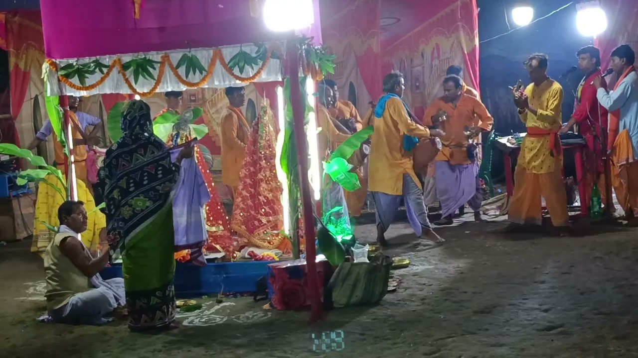 ধানহেলিয়া নিতাই গৌর কীর্তন সম্প্রদায় মহাপ্রভুর সন্ধ্যা আরতি