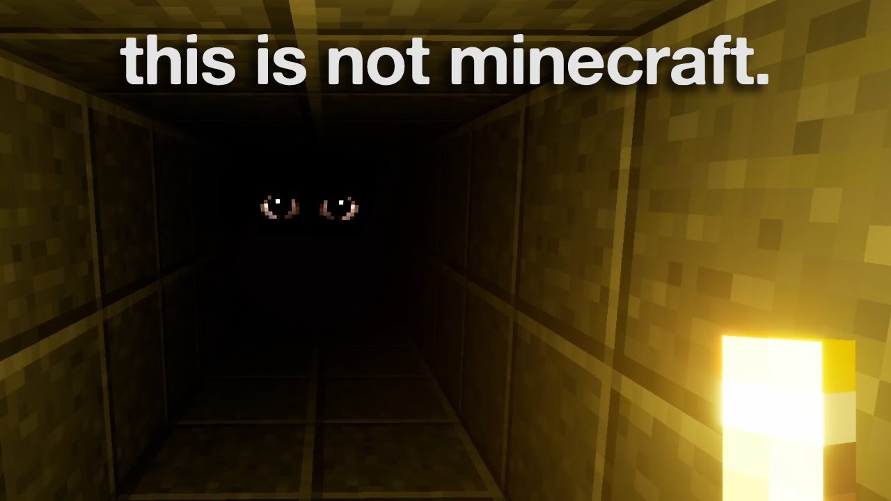 This is not Minecraft