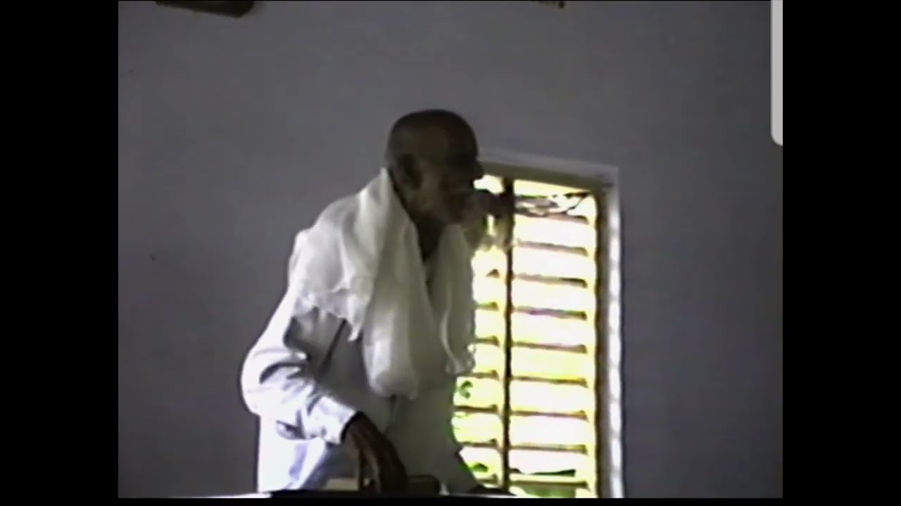 Rare Old Video of Aug 1989 - Our Appachan MANIYATT MATHAI UPADESHI