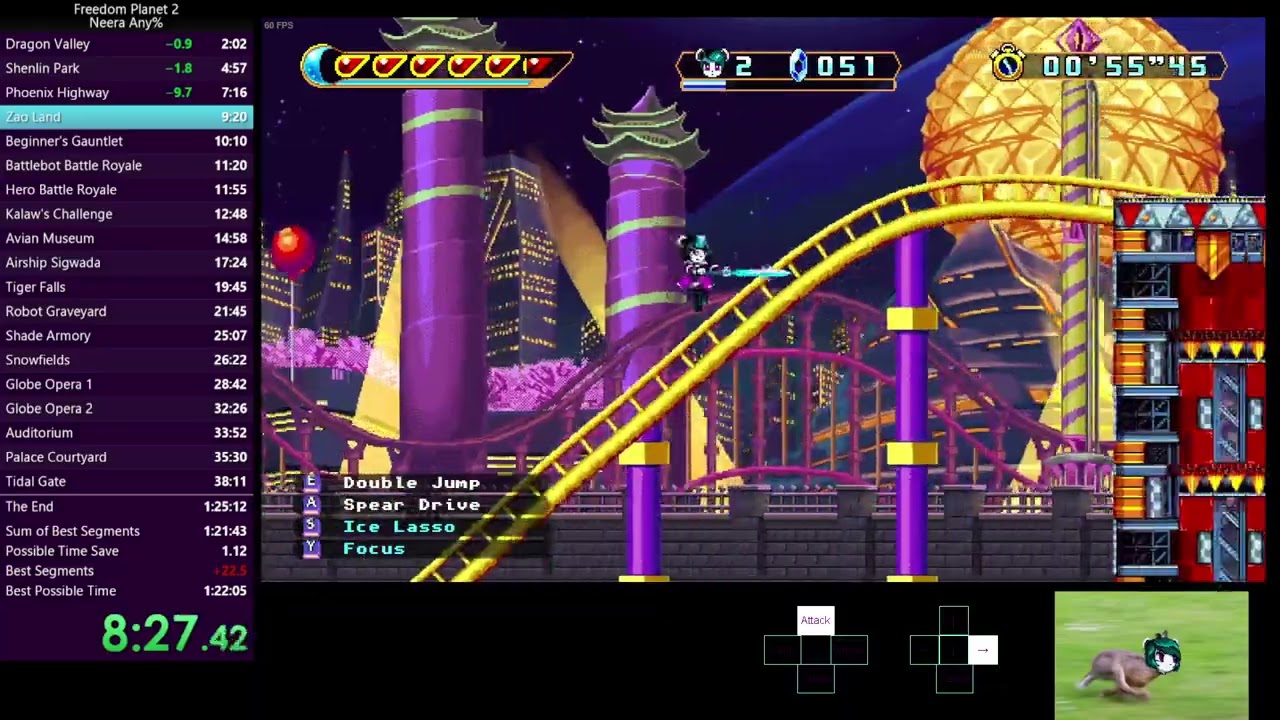 Freedom Planet 2 - Neera Any% Speedrun in 1:23:50