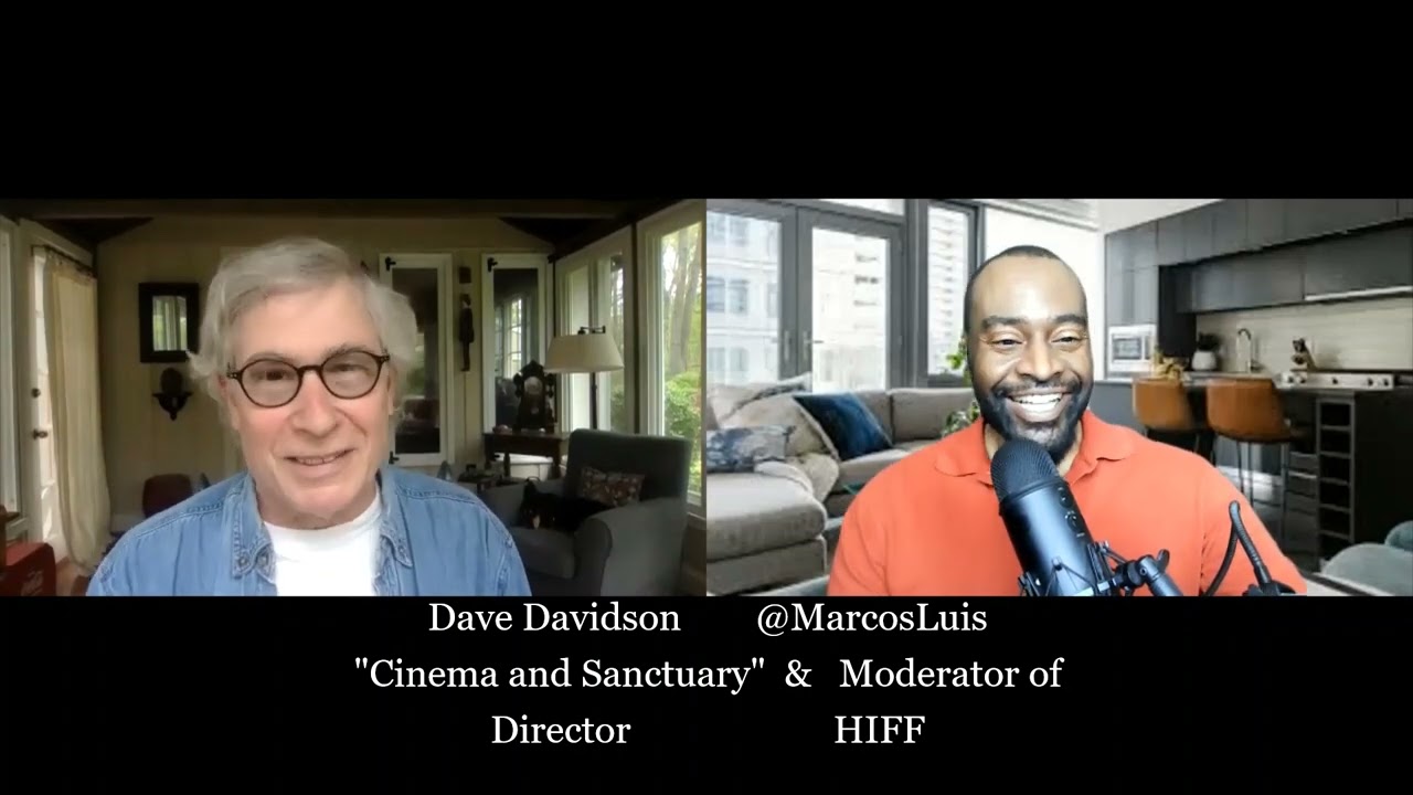 Moderator Marcos Luis & Director Dave Davidson of 