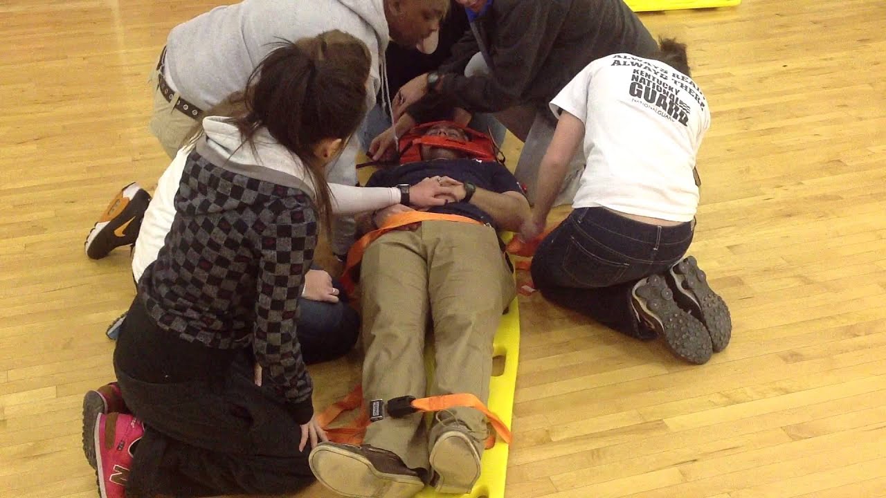 Face-Down Log Roll- Spine Board