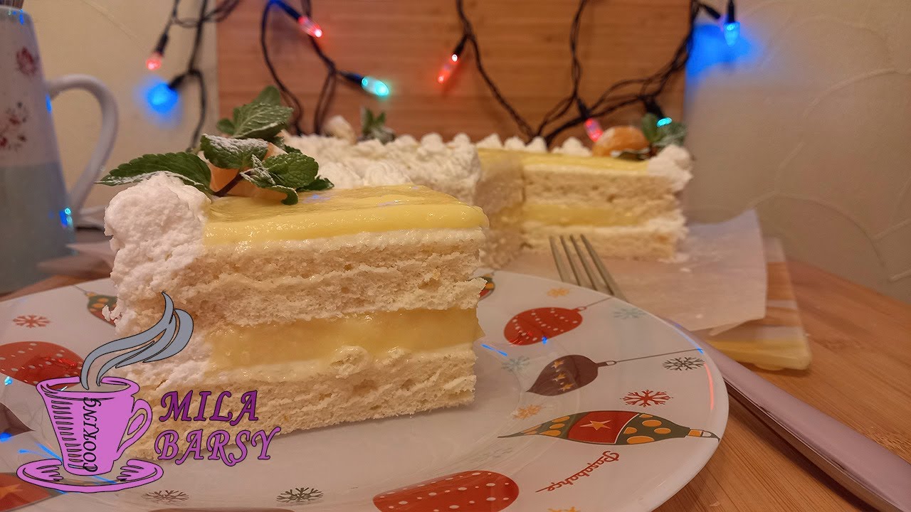 Торт Мандарин | Мандариновый торт | Самый настоящий новогодний | Xmas Cake with Tangerine