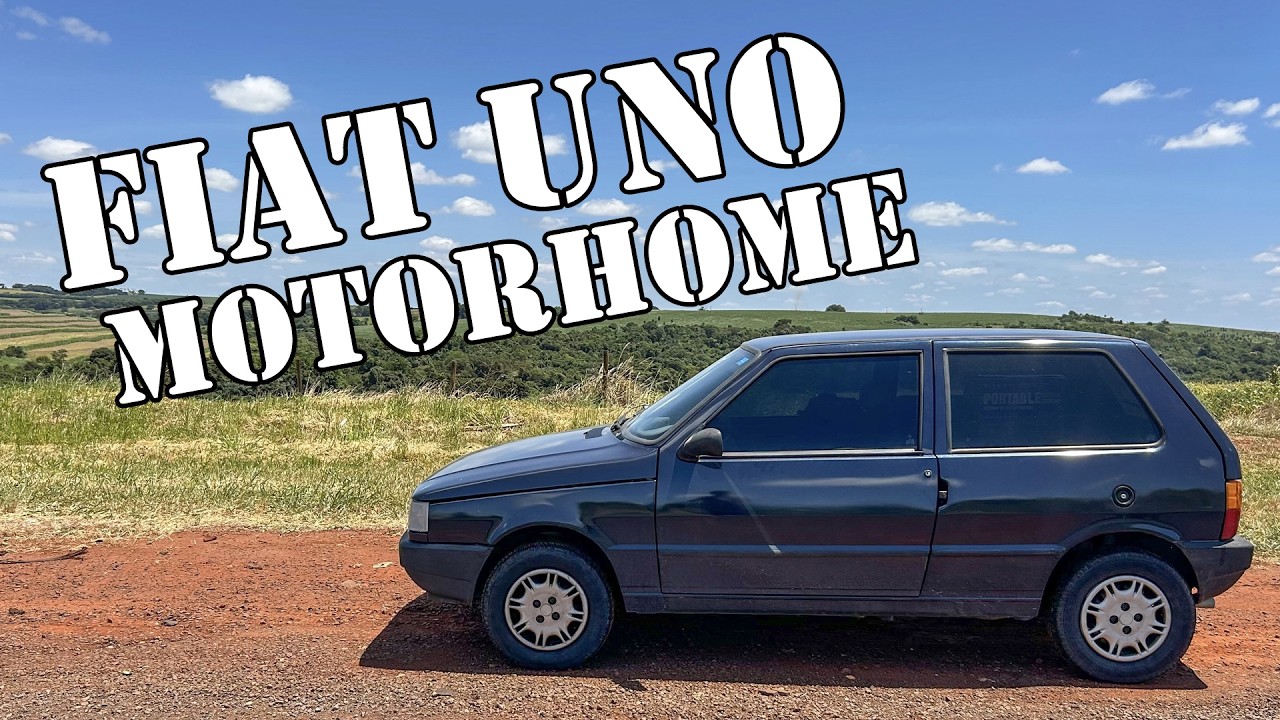 TRANSFORMEI UM FIAT UNO EM UM MINI MOTORHOME! TOUR COMPLETO NA CARANGA