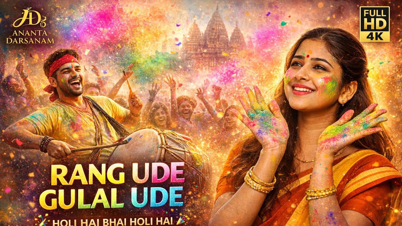 Holi Hai 🌈🔥 | India’s Biggest Holi Anthem 2026 🎉 | Rang Ude Gulal Ude | Ananta Darsanam