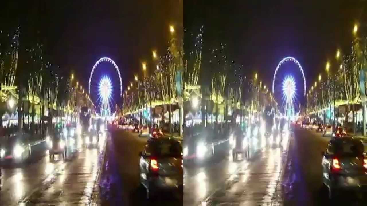 NOEL CHAMPS ELYSEES 2015 (illumination) en 3D #01