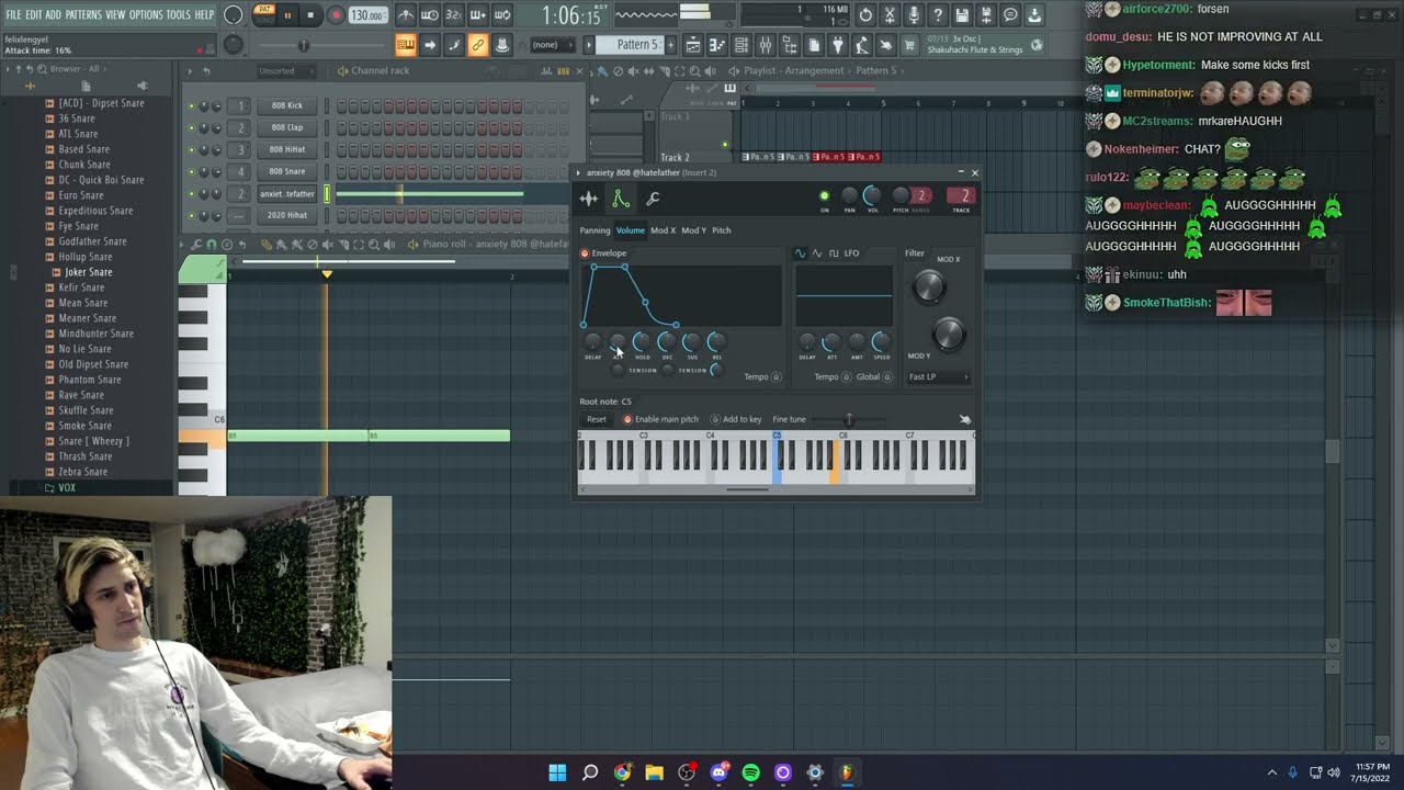 xQc Is Going to Quit Streaming to Become a Full Time Beat Artist