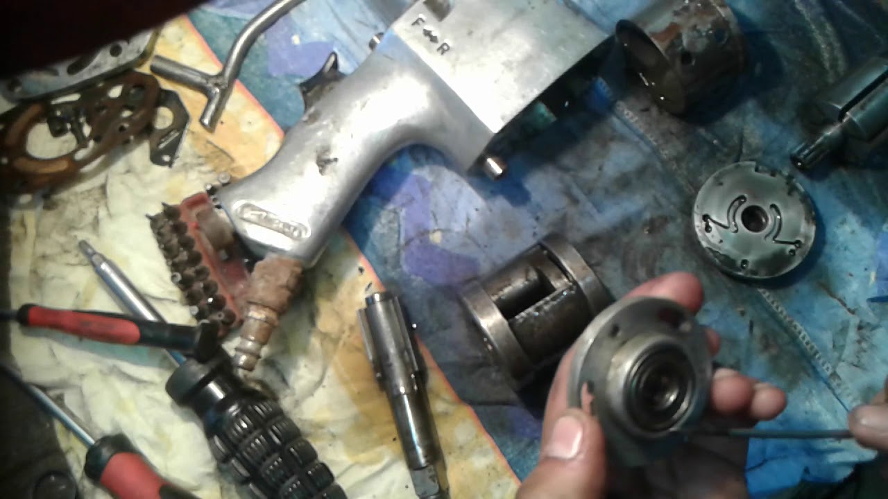 Jak rozebrać i naprawić źle użytkowany klucz pneumatyczny- repair of pneumatic wrench