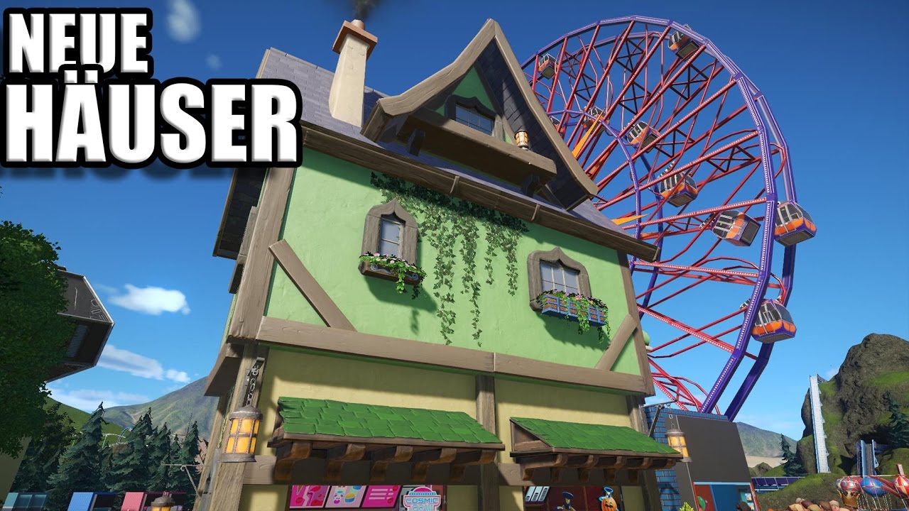 Planet Coaster Deutsch #33 - WIE MAN EIN HAUS BAUT - Let's Play / Gameplay German
