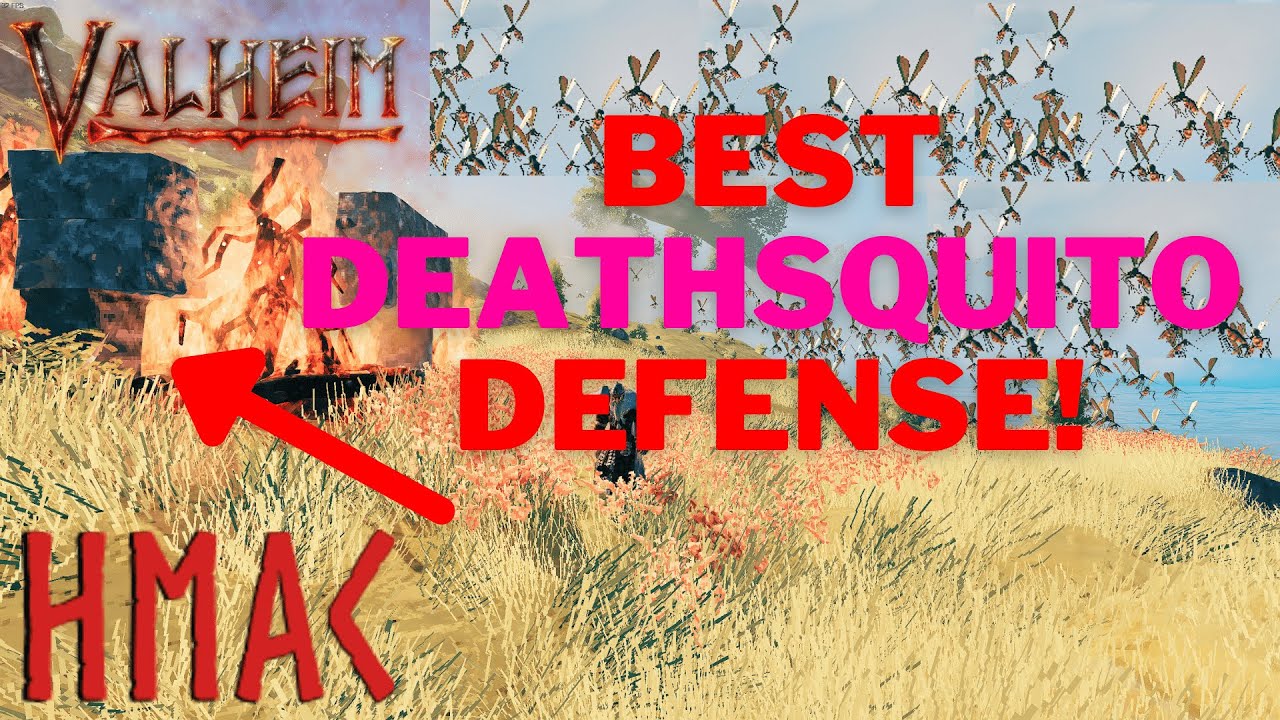 EASY Deathsquito Defense And Farming 🤯 Valheim