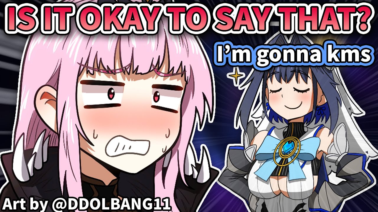 Calli is Worried When Kronii Saying Her Catchphrase