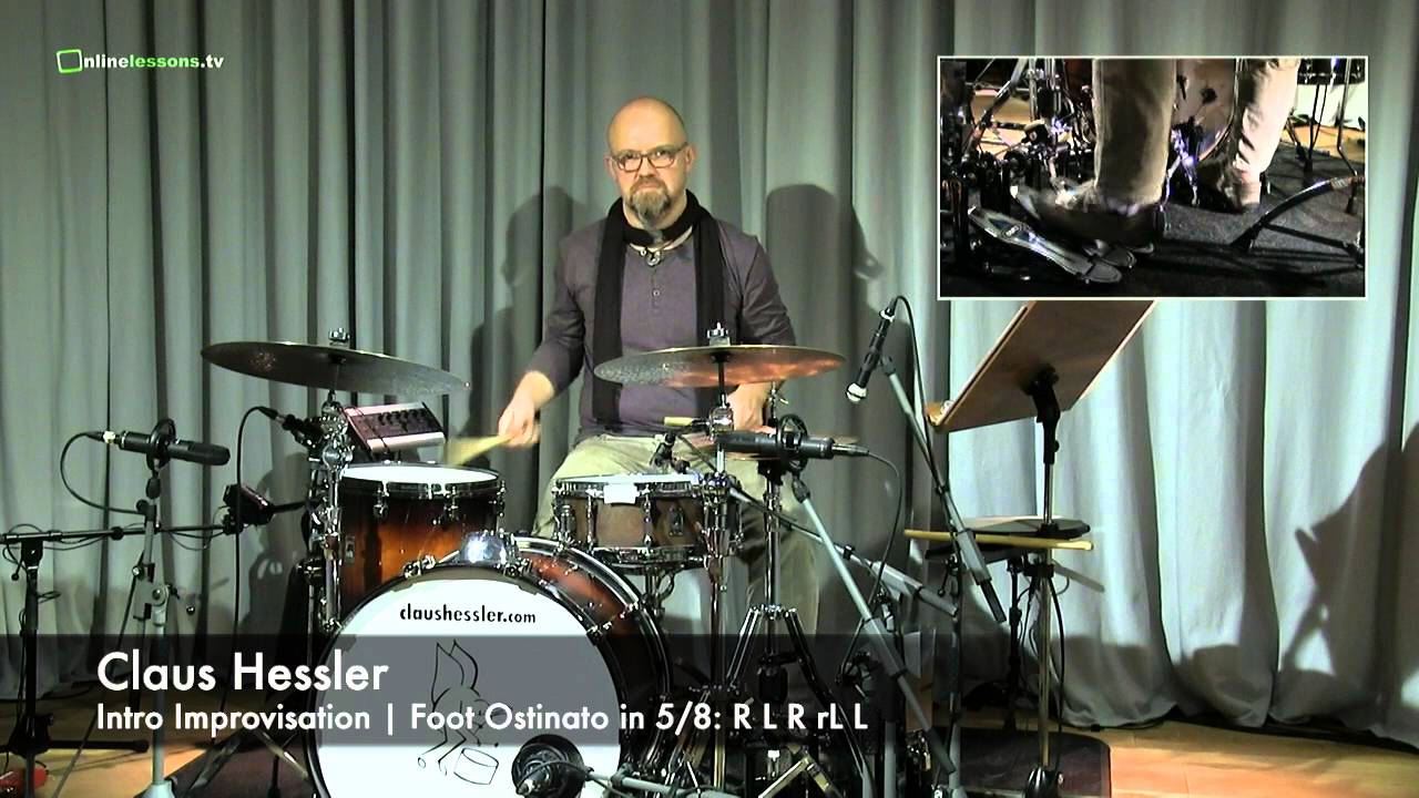 Claus Hessler Pedal Technique @ Onlinelessonstv 12-2015