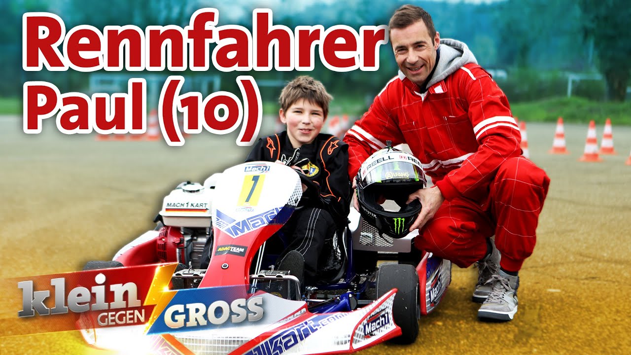 Kartfahrer Paul (10) ist extrem erfolgreich! | Klein gegen Groß