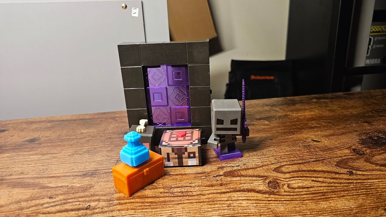 Minecraft X Treasure Nether Portal unboxing 
