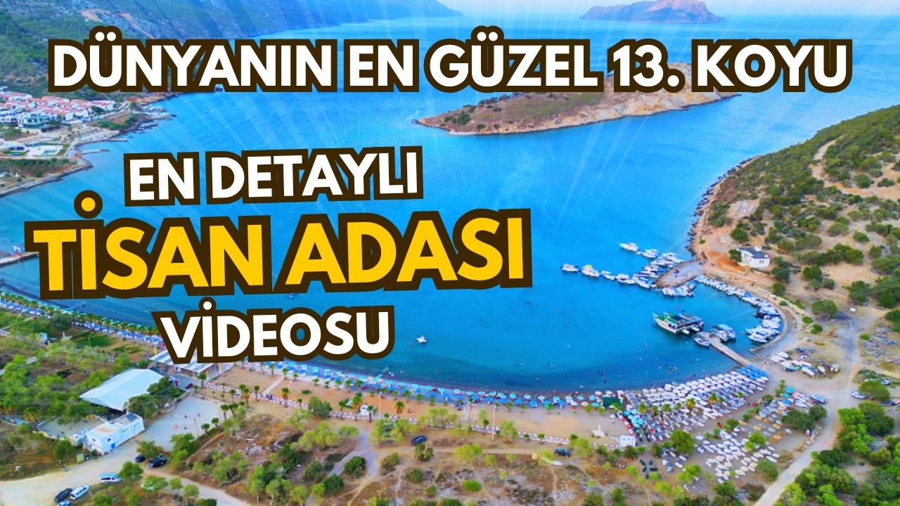 MERSİN TİSAN ADASI AKVARYUM KOYU I TİSAN KOYU I EĞRİBÜK KOYUI TATİL VLOG I DENİZ TATİL YERLERİ I