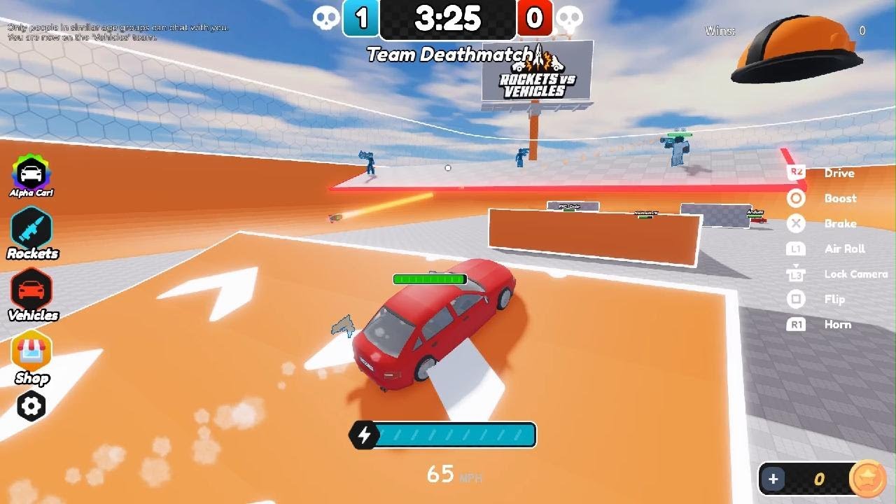 Roblox Rockets vs Vehicles