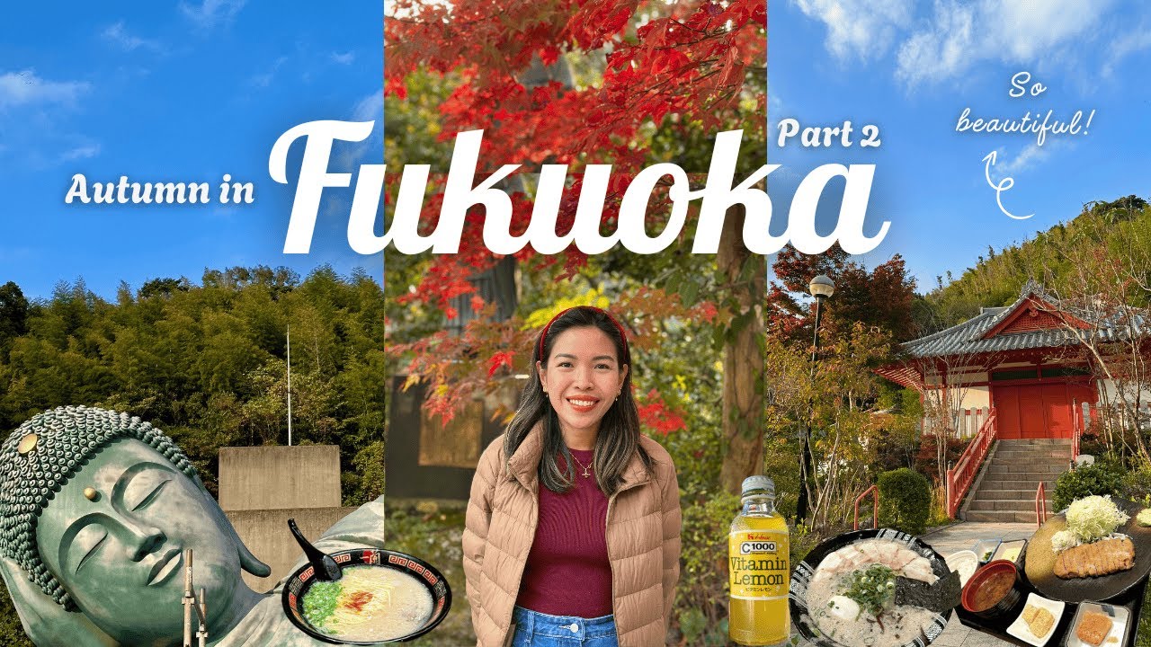 • Autumn in Fukuoka: a Japan vlog | Tochoji temple | Kumamoto | Nanzoin | Yanagawa | PART 2 •