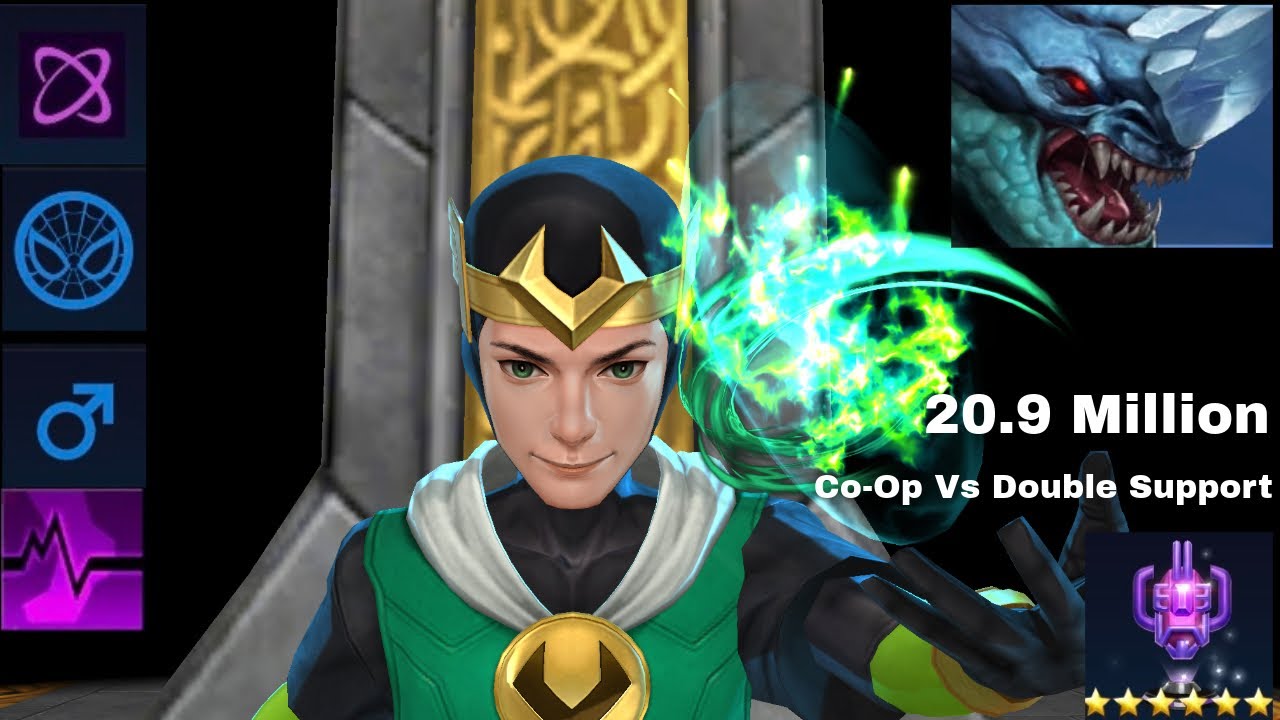 Loki 20.9 Million (Mighty Rage) | Universal Hero Male ABX Paralysis - Marvel Future Fight