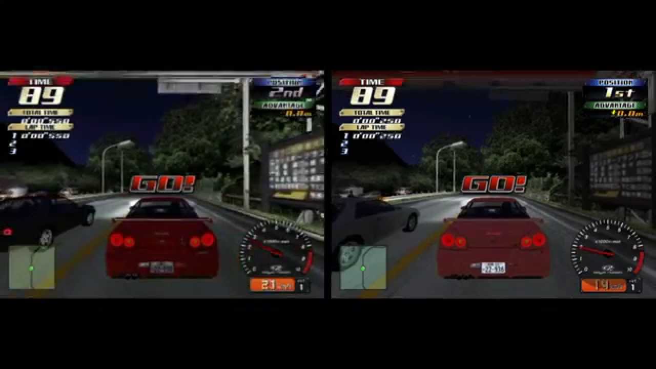 Initial D Arcade Stage (Sega Naomi 2) - Demul 0.581 Vs 0.582