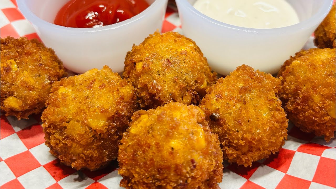 Crispy Corn and Cheese Balls